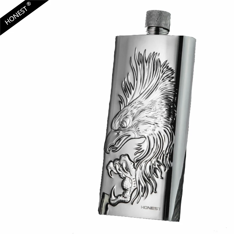 

Honest High quality 17 oZ Hip Flask Genuine Stainless Steel Flask With Beautiful Gift Boxes And One Funnel Whiskey Liquor Bottle