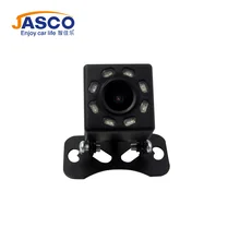 Unversal IP68 Waterproof HD Rear View Camera 8 LED Car Back Reverse Front Camera Wide Angle Night Vision Parking Assistance