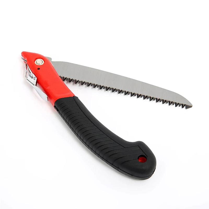 6 MPT Portable Trimming Saw Folding Fruit Tree Pruning Garden Hand saw  Wooding Trimming Saws  Rubber Handle Garden Hand Tools