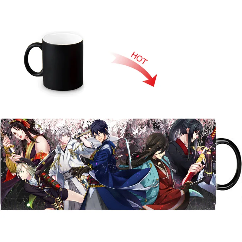 Touken Ranbu печатные цветные кружки для дома фарфоровые чайные чашки молока