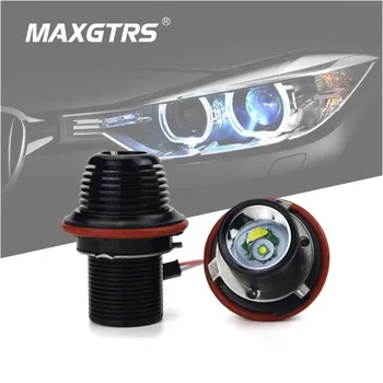

2x 10W Car LED CREE Chip Marker Angel Eye Halo Ring Aluminum Alloy Light Bulb For BMW E39 E53 E60 E63 E64 E66 E87 E83