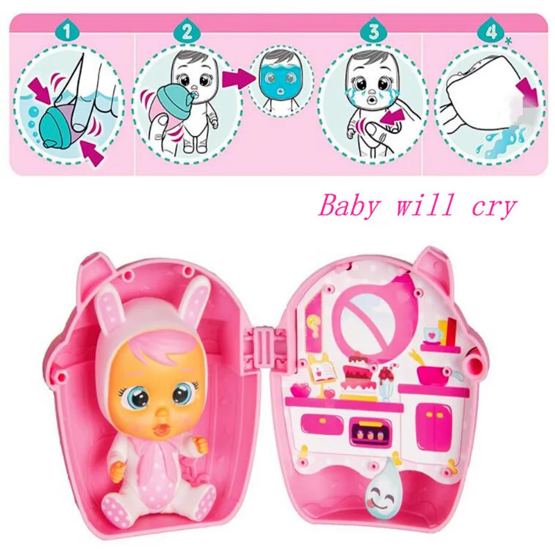 Cry Babies Волшебные слёзы Леа детские развивающие куклы подарочный набор