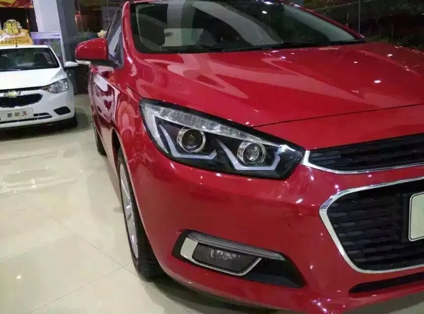 VLAND Заводская Автомобильная фара для Cruze светодиодный головной светильник с движущимся поворотным сигналом светильник H7 ксеноновая лампа Plug And Play 35W