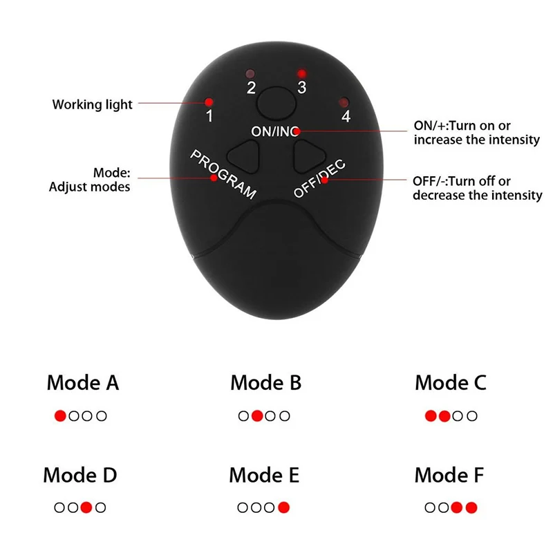 Fitness Hip Trainer Hips Muscle Workout Vibrating Muscle Stimulator Power Machine 6 Mode Home Exercise Equipment Sports Training