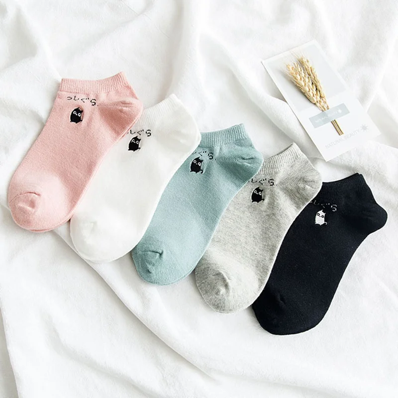 

Unisex Comfortable Stripe Cotton Socks Woman Slippers Short Ankle Socks In Ten Colour Fashion