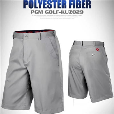 Pgm подлинные шорты для гольфа, мужские однотонные дышащие шорты, летняя удобная ультратонкая спортивная одежда, уличные брюки D0358