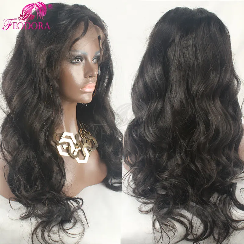 

Stocked Human Hair Lace Front Wigs Glueless Unprocessed Full Lace Wigs 130% Top Quality Brazilian Natural Baby Hair Hairline