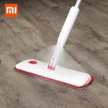 Xiaomi Yijie плоская Швабра-спрей белая для дома, древесные половые ленивые швабры влажный спрей тонкая панель прочная Швабра умное вращение для дома