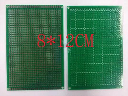 50 шт. 8*12 см односторонняя доска HASL 1,6 т 2,54 шаг универсальный совет экспериментальная Прототип pcb