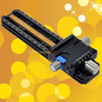 

Free Shipping 2 way Macro Shot Focusing Rail Slider Tripod Head Quick Release Plate Holder For Canon Nikon Pentax Arca Swiss RRS