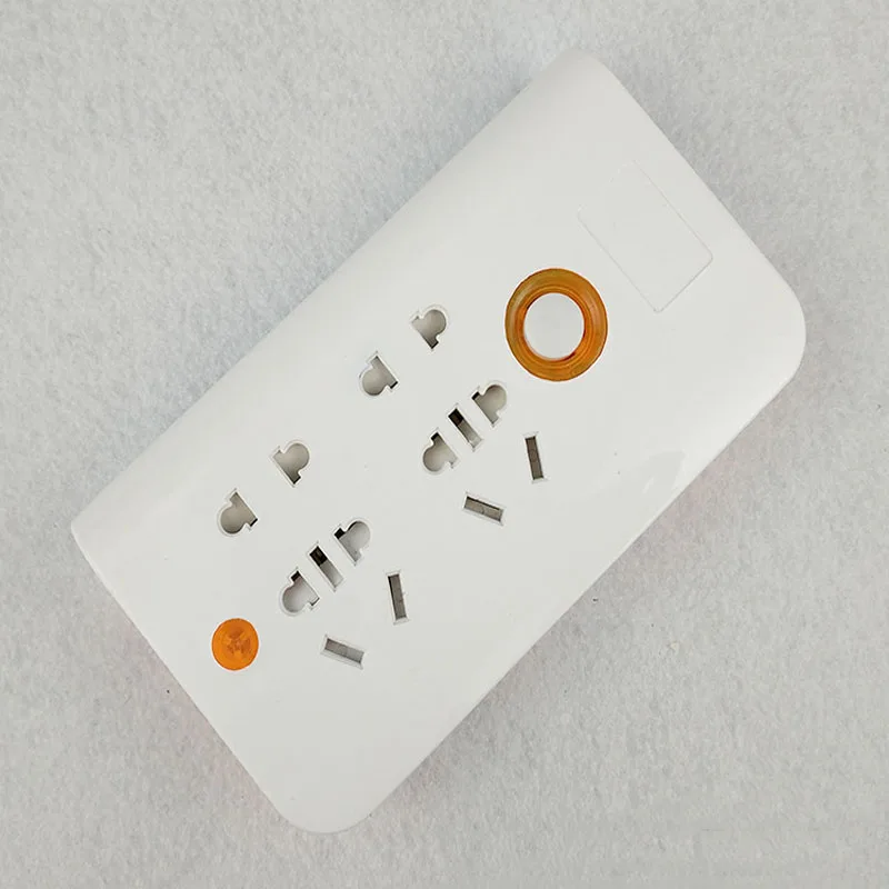 

220V 10A Multi-position Power Sockets AC Power Charger Wall Socket Plug Mains Lead Strip Adapter No Extension Cable