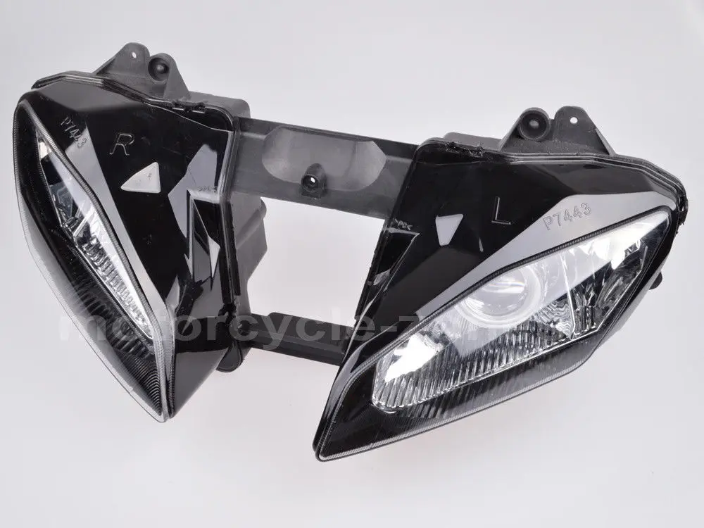 HID Белый Ангел синий Демон глаза проектор фара лампа в сборе для Yamaha YZF R6 2006-2007