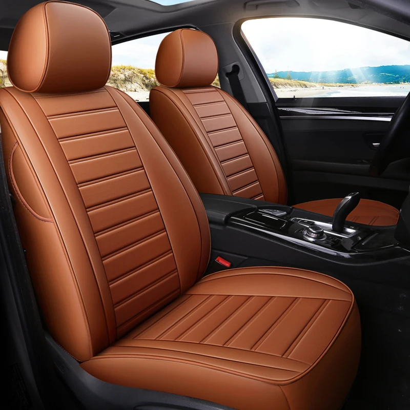 custom auto High quality Leather car seat cover for Porsche Cayman Cayenne Macan Panamera Boxster c