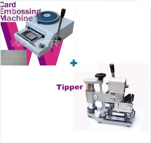 

Wholesale Best-68characters PVC Plastic ID Card Embosser Embossing & Manual Hot Foil Stamping Machine Tipper Bronzing 220V/110V