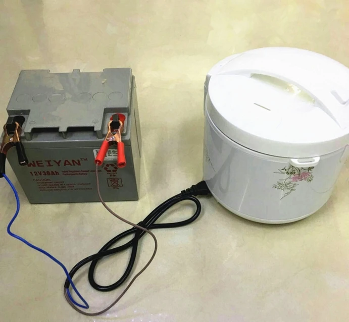 DC 12V 3L battery electric cookerin Rice Cookers from Home Appliances