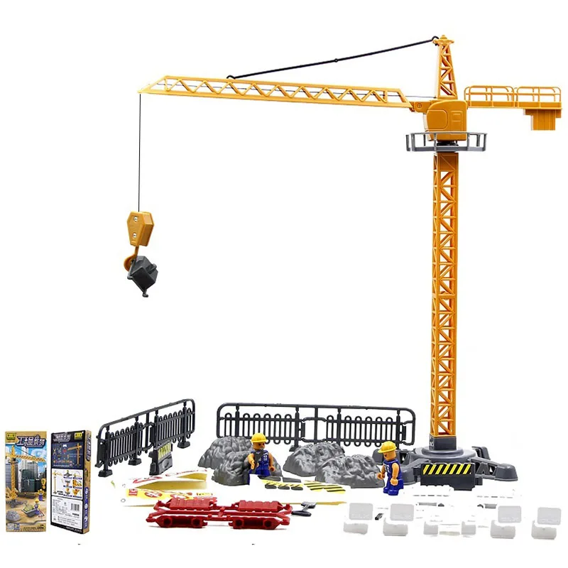 

kids toys Engineering series crane combination Simulation model Children like gifts