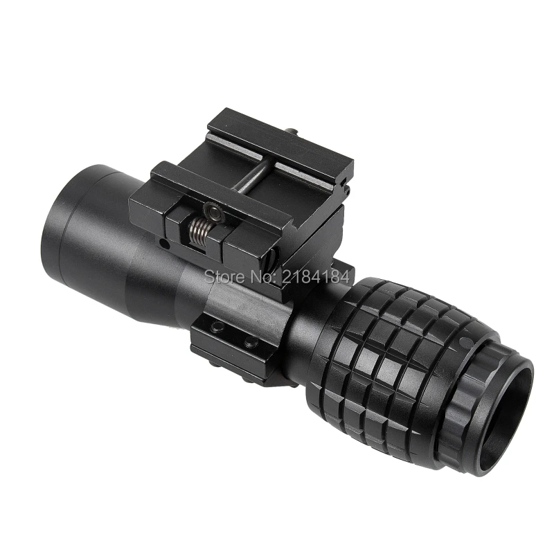 FIRE WOLF Red Dot Sight Scope 5x Лупа быстрый флип-прицел флип для бокового крепления подходит для 20 мм Вивера крепление красная точка