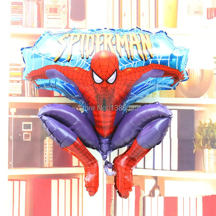 

Large Oversized Spider-man Shaped Balloons Aluminum Foil Cartoon Birthday Party Decoration Balloons Childrens Party Decoration
