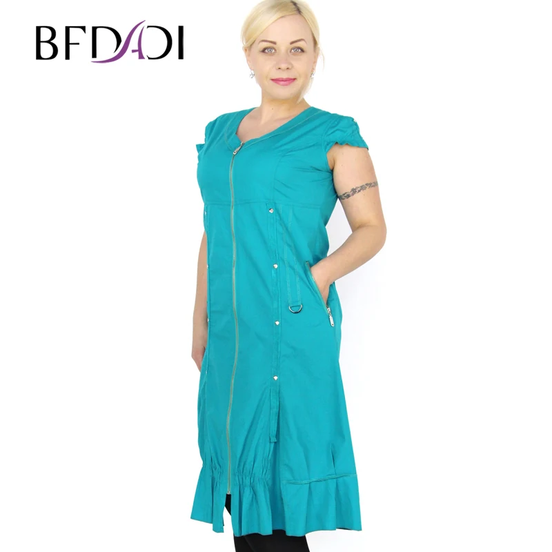 

BFDADI 2016 New Summer Style Women Dress Casual V-Neck Sleeveless A Line Dress Party Evening Elegant Dress Plus Size 6812