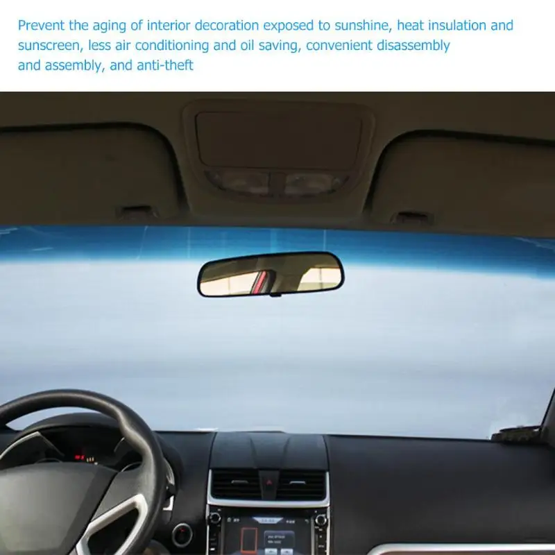 Универсальный Зимний авто лобовое стекло Защита от льда солнцезащитный козырек на ветровом стекле крышка 150x70 см ветровые стекла