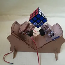 3 уровня Кубик Рубика манипулятор 5 мм тонкий акриловый робот машина для кубического решения 3 заказа Кубик Рубика стойки