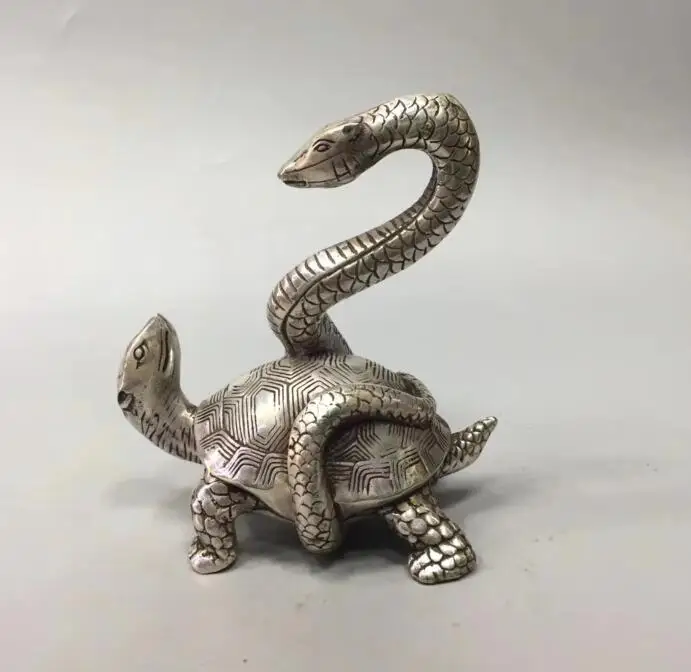 

Китайская народная мифологическая Статуэтка из белой меди