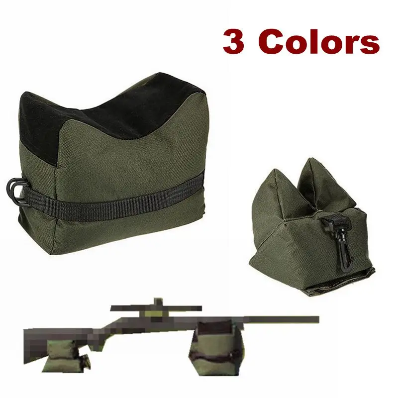 Unfilled Rifle bag Tactical Gun Front& Rear Bag Target Stand Support Sandbag Bench Sniper Shooting Hunting Accessories