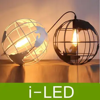 

ron creative modern globe chandelier personalized retro cafe dining room Pendant Lights AC 110V 220V warm white