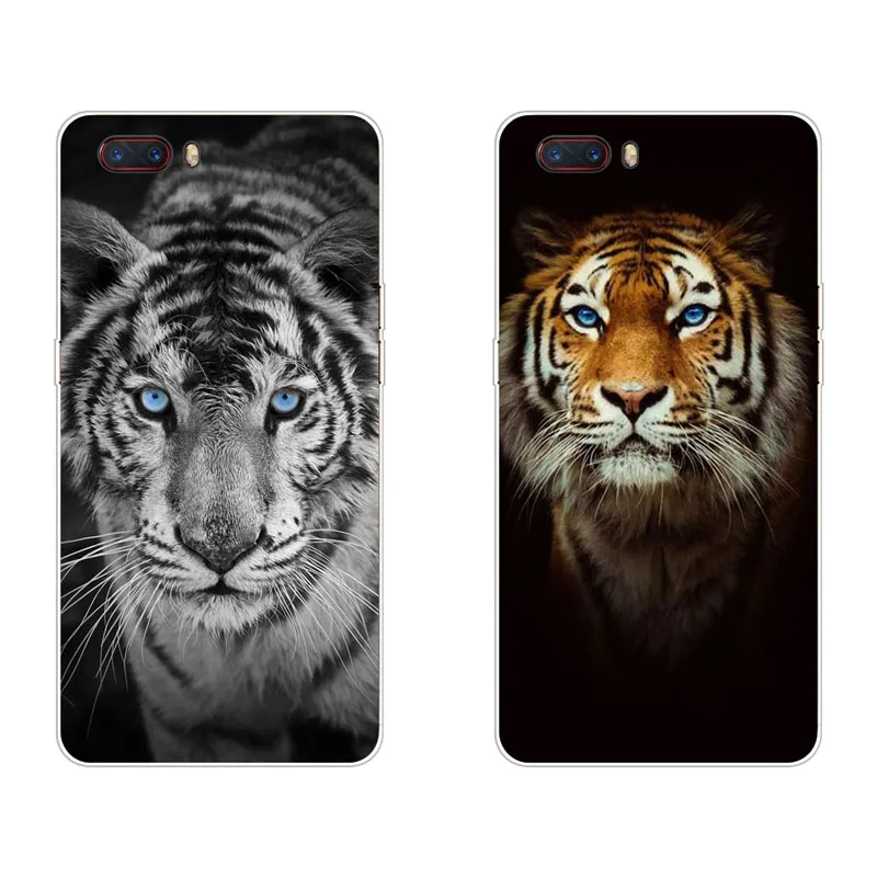 Zte nubia m2 кремний Тигра мультфильм живопись ТПУ Мягкая задняя крышка для zte телефон