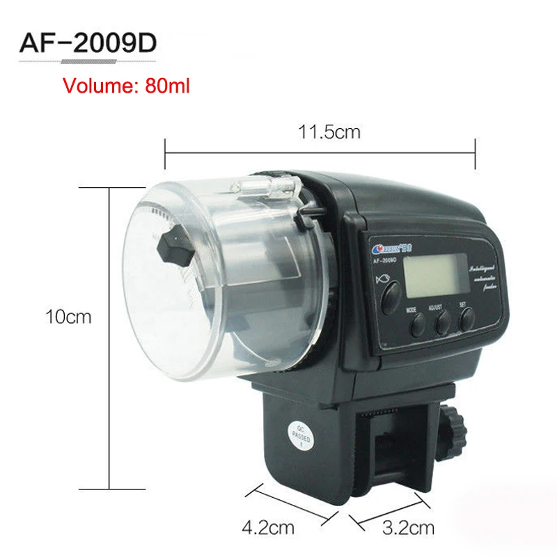 Aquarium Timing Automatic LCD Feeders Auto Timer Feeding AF-2009D AF-2005D AF-2003 for Fish Tank Pet Feeding Dispenser