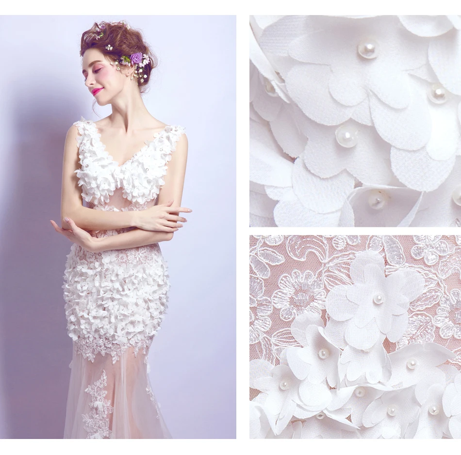 Белый сексуальный светильник в виде рыбьего хвоста, свадебное платье, вечернее платье,, официальное свадебное платье, платье для выпускного вечера, robe de soiree vestido de noiva