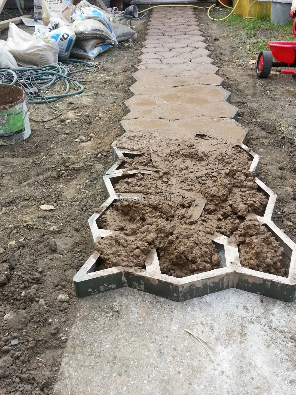 Online Get Concrete Pathway Aliexpress Alibaba Group Diy Stone Pavement Mold For Making Pathways Your Garden Concrete Molds China
