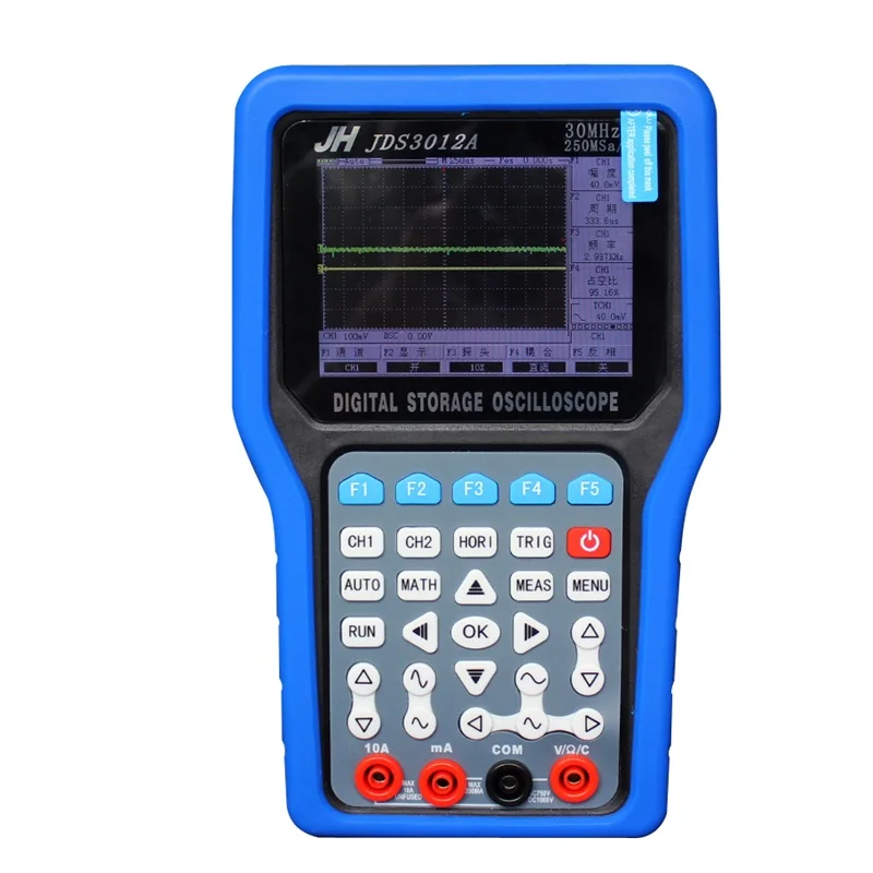 

JinHan JDS3022a Series Handheld Digital Storage Oscilloscope and Digital Multimeter, 30MHz, Double Channel,250MSa/s Sample Rate