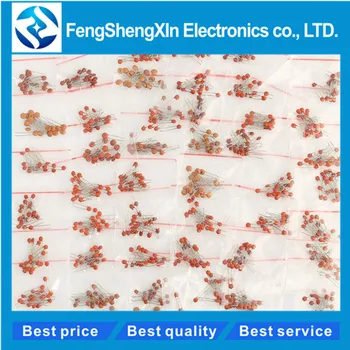 

50Values x20pcs=1000pcs 50V Ceramic Capacitor 4mm x 3mm Assortment Set 1pf~100nf 4X3mm Keramik Kondensator