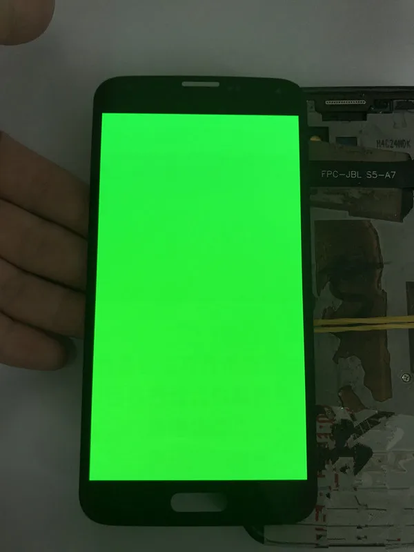 Оригинальный ЖК экран Burn Shadow для Samsung s5 G900 G900F дисплей S5 с сенсорным дигитайзером в