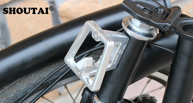 Ультра-светильник велосипедный передний блок несущей сумки кронштейн велосипедные стойки для Brompton складные велосипедные аксессуары