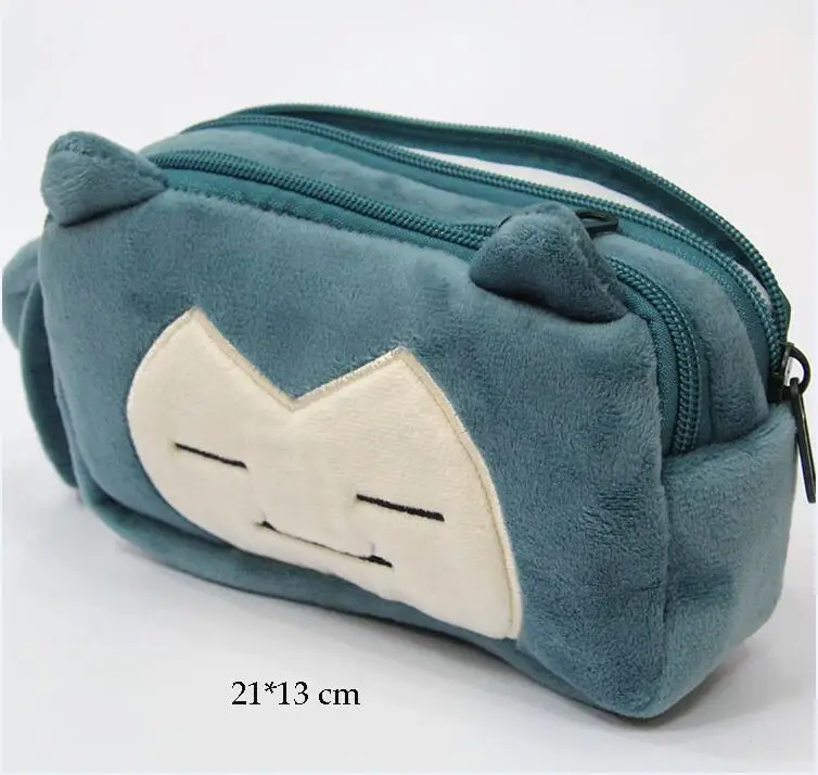 Cute Plush Cat pencil case Cartoon Big Capacity Cosmetic Bag pen pouch stationery office school supplies canetas gifts zakka - Цвет: 7