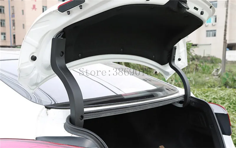 Для hyundai Elantra 2011 2012 2013 ABS пластик задний багажник откидной защитный чехол отделка