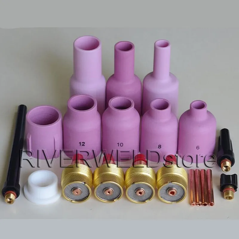 TIG Gas Lens Collet Body 45V44 3//32/" 2.4mm Fit for SR DB PTA WP-9 20 Torch Qty-3