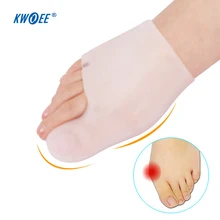 1 пара = 2 шт. силиконовые косточки Уход Инструмент сепаратор для большого пальца ноги стопы площадку для ухода за пальцами ног большой палец ноги пальцы Поддержка при вальгусной деформации большого пальца ноги Aligner