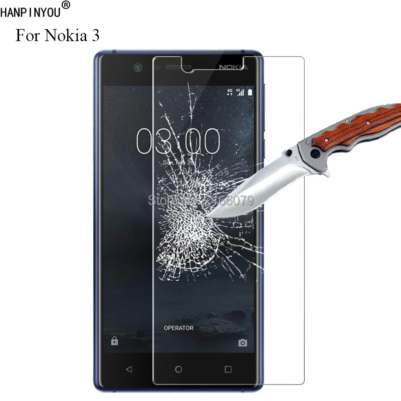 Новинка 9H 2.5D Закаленное стекло для защиты экрана Nokia 3 2017 Android Phone Nokia3 5 0 &quotЗащитная