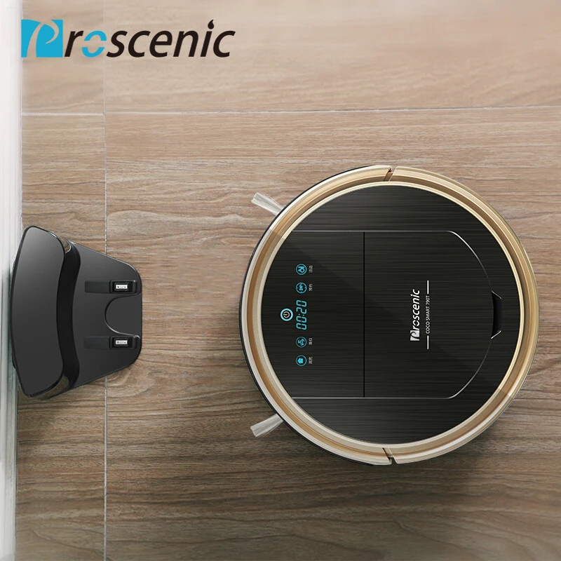 Proscenic 790T Robot Vacuum Cleaner Powerful Suction with APP Map Schedule Auto Charge Pet Hair Cleaning Robot Vacuum