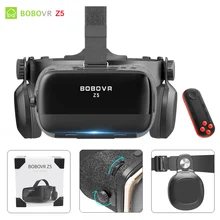 BOBOVR Z4 обновление BOBO VR Z5 120 FOV 3D картонный шлем очки виртуальной реальности стерео гарнитура коробка для 4,7- 6,2 'мобильный телефон