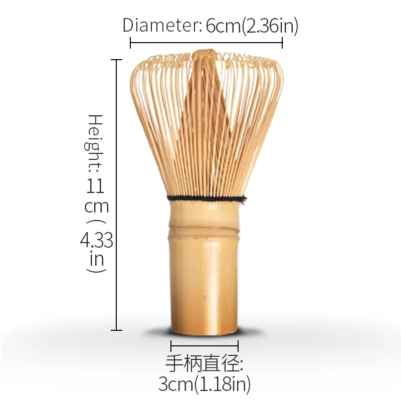 Японская церемония бамбуковая ложечка практический порошок венчик 80 100 кофе зеленый чай щетка Chasen инструмент шлифовальные кисти чайные инструменты