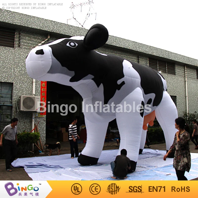 Free Shipping 6M Inflatable Cow balloon Inflatable Dairy Cattle