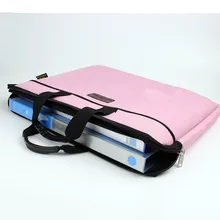 MIRUI застежка-молния Ткань Оксфорд файлы для документов A4 портативный двухслойный держатель компьютер папки наполнение вещами