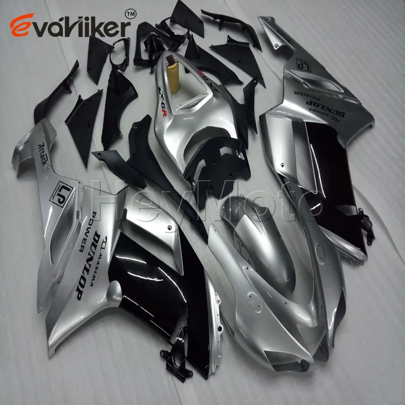 

Customised color ABS fairing for ZX6R 2007 2008 silvergray ZX 6R 07 08 motorcycle bodywork kit H2