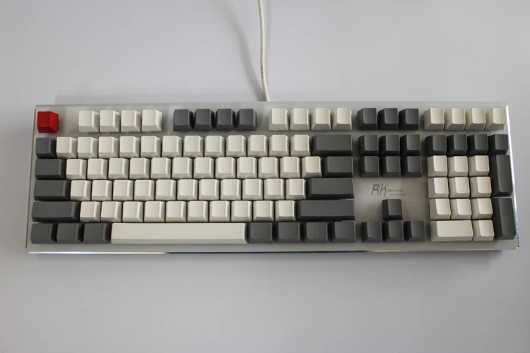 MP 108 пустые ANIS брелки ретро белые& серые PBT брелки OEM высоко Keycap для Keycool/NOPPOO/Ducky/filco механическая клавиатура