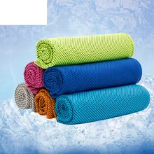 

Gym Sport Ice Towel 30*100cm Hot Summer Multicolor Utility Enduring Instant Cooling Towel Climbing Cycling Gift Towel 2018