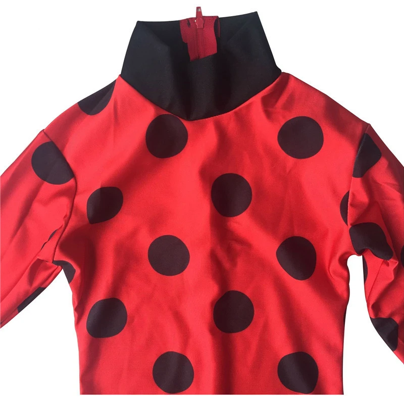 Children Clothing Sets Lady Bug Cosplay Sets Ladybug Halloween Christmas Party Custume Kids One-piece Girls Suit Spandex Onesie06